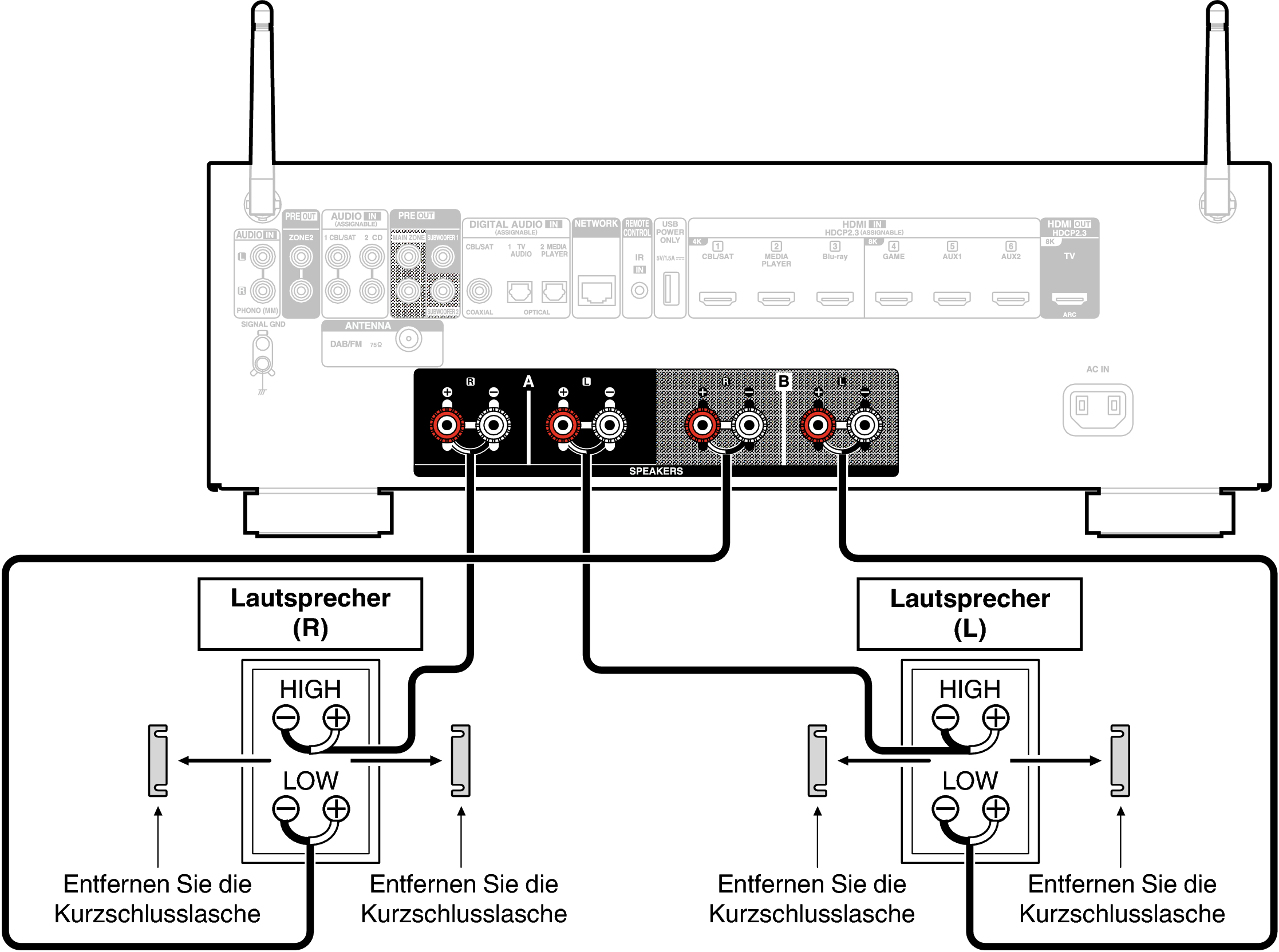 Conne biwiring 900E2